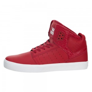 Buty Skate Supra Atom Męskie Czerwone | SNLIJ4132