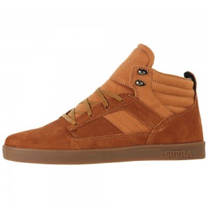 Buty Skate Supra Bandit Mid Damskie Brązowe | MSWQK9867