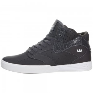 Buty Skate Supra Khan Damskie Szare | PLIWK6751