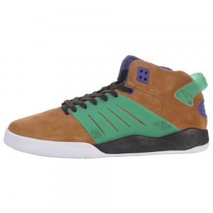 Buty Skate Supra SkyTop III Damskie Brązowe | ASFJG4869