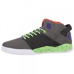 Buty Skate Supra SkyTop III Damskie Szare Czarne | UYCRW4382