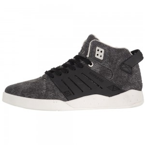 Buty Skate Supra SkyTop III Damskie Szare Czarne | EUMHW6941