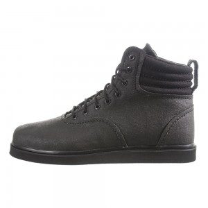 Wysokie Supra Henry Damskie Czarne | YQMBE3460