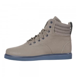 Wysokie Supra Henry Damskie Khaki | DTULK8193