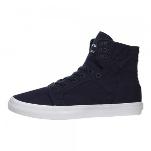 Wysokie Supra SkyTop D Damskie Granatowe | GCVXK3965