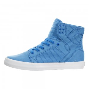 Wysokie Supra SkyTop D Damskie Niebieskie | XPRIJ7180