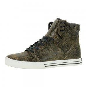 Wysokie Supra SkyTop Damskie Brązowe | WDTCE7684