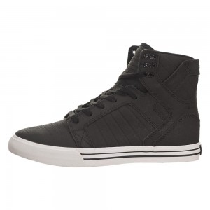 Wysokie Supra SkyTop Damskie Czarne | THZCY6593