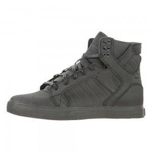 Wysokie Supra SkyTop Damskie Czarne | ZJUXF1052