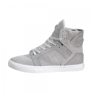 Wysokie Supra SkyTop Damskie Szare | XRGCI8917