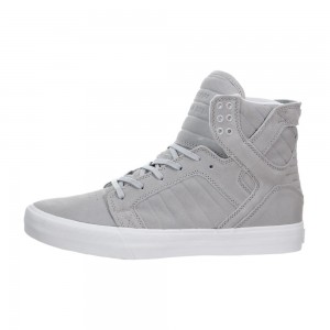 Wysokie Supra SkyTop HF Damskie Szare | IDARN0862