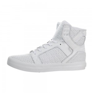 Wysokie Supra SkyTop HF Męskie Białe | ZNPHO6751