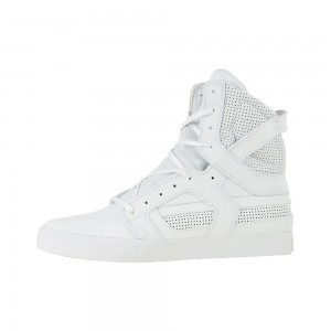 Wysokie Supra SkyTop II Damskie Białe | PWOHK1076