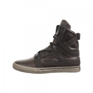 Wysokie Supra SkyTop II Damskie Brązowe | QLWOD3146