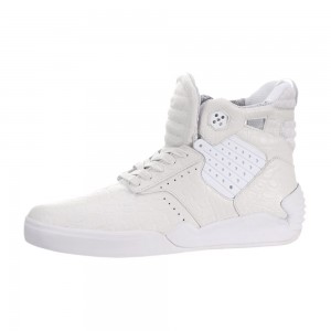 Wysokie Supra SkyTop IV Damskie Białe | CORKZ8052