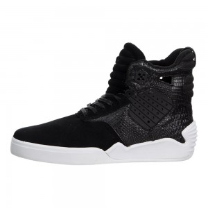 Wysokie Supra SkyTop IV Damskie Czarne | KEXRJ9763