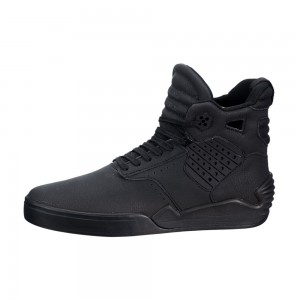 Wysokie Supra SkyTop IV Męskie Czarne | UXQAJ8241