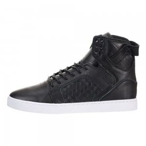 Wysokie Supra SkyTop LX Damskie Czarne | HISJE8039