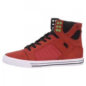 Wysokie Supra SkyTop Męskie Czerwone | GOTUA0925