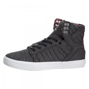 Wysokie Supra SkyTop Męskie Szare | WKAGU2584