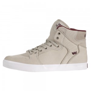 Wysokie Supra Vaider Damskie Khaki | IOMFK9358