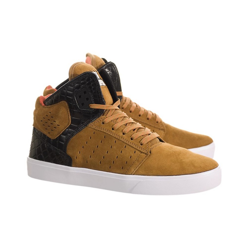 Buty Skate Supra Atom Damskie Brązowe | DWVQS5804