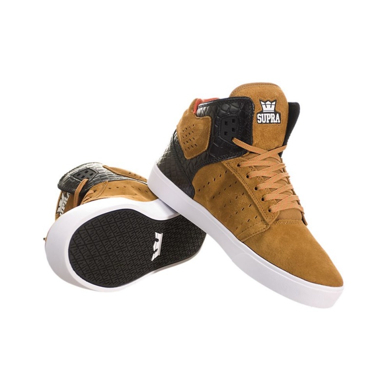 Buty Skate Supra Atom Damskie Brązowe | DWVQS5804