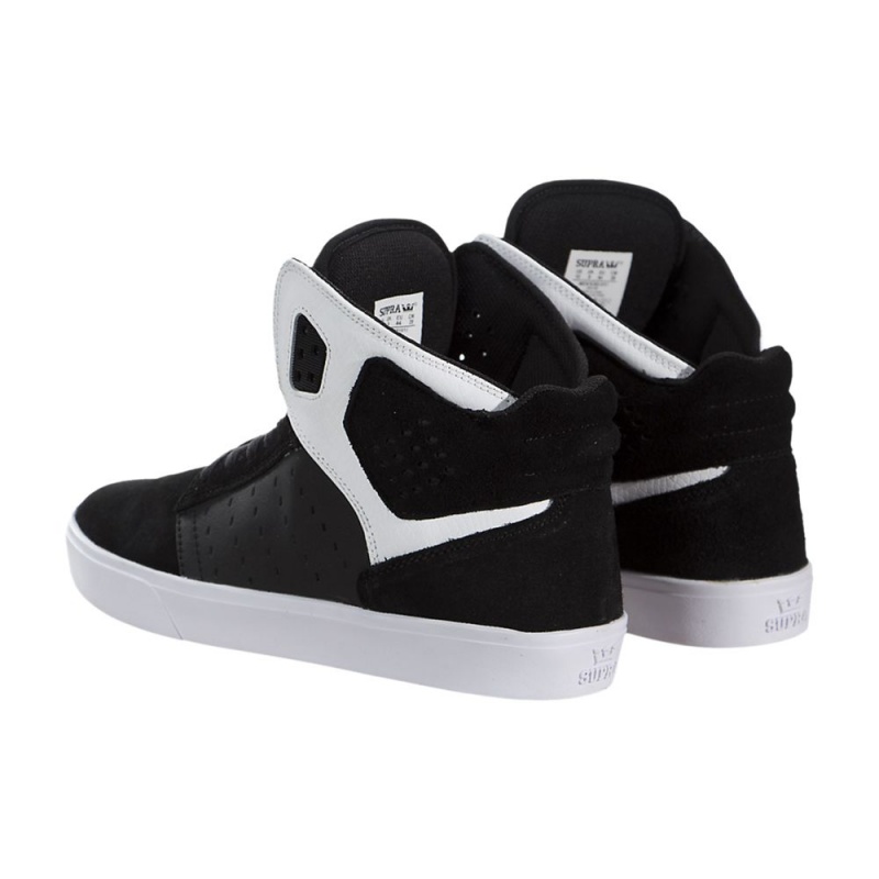 Buty Skate Supra Atom Męskie Czarne Białe | ADJXI8346