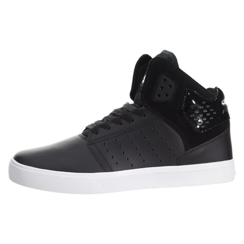 Buty Skate Supra Atom Męskie Czarne | IEGLC4612