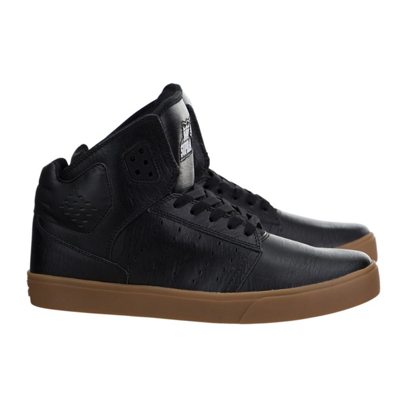 Buty Skate Supra Atom Męskie Czarne | MXIPD2156