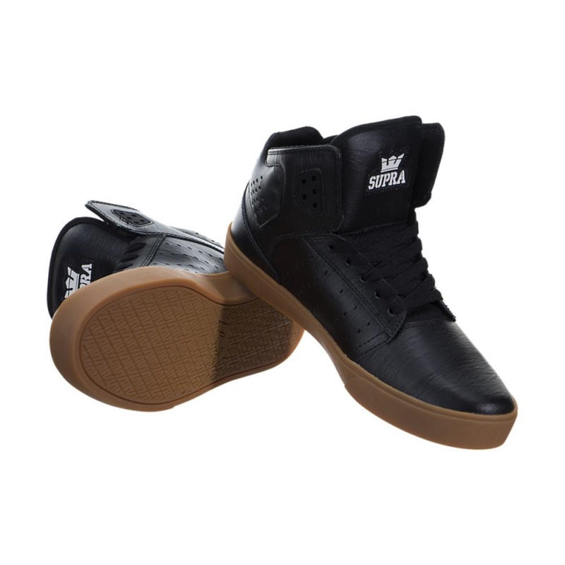 Buty Skate Supra Atom Męskie Czarne | MXIPD2156