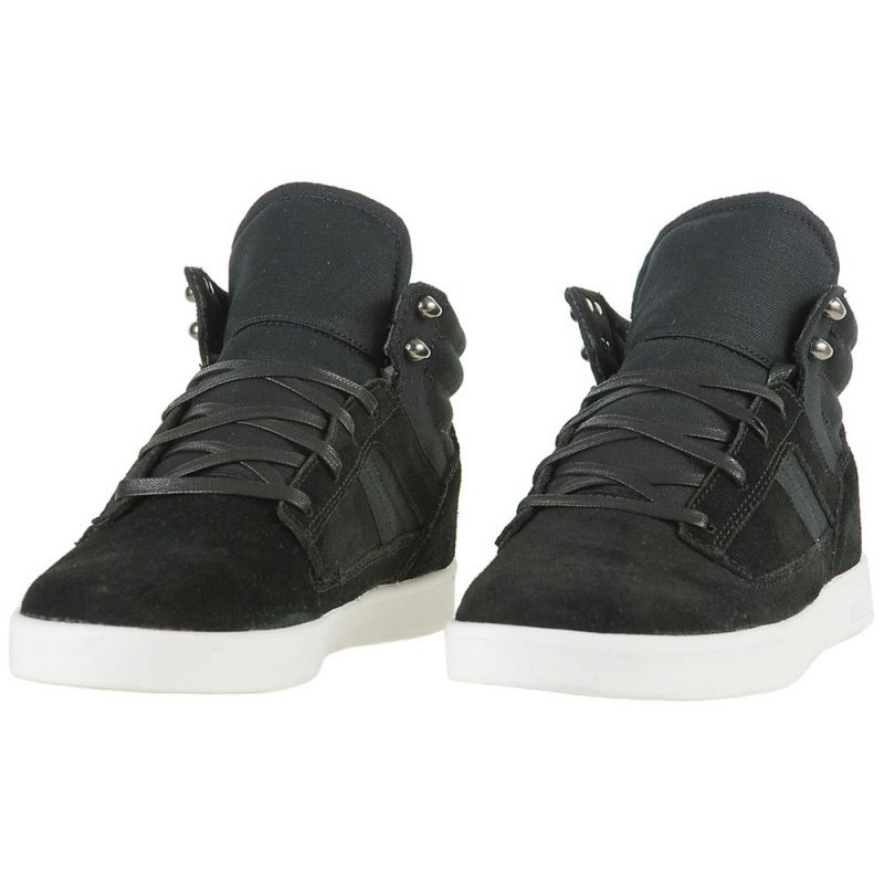 Buty Skate Supra Bandit Mid Damskie Czarne | BWKLP2160