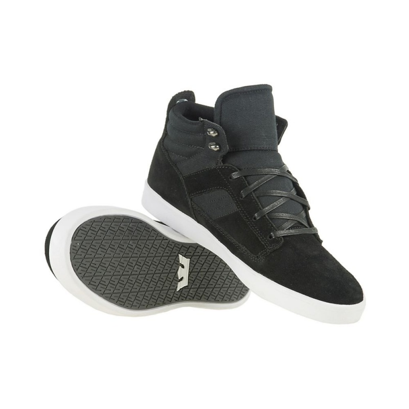 Buty Skate Supra Bandit Mid Damskie Czarne | BWKLP2160