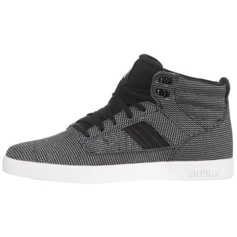 Buty Skate Supra Bandit Męskie Czarne Białe | GDZKQ6148