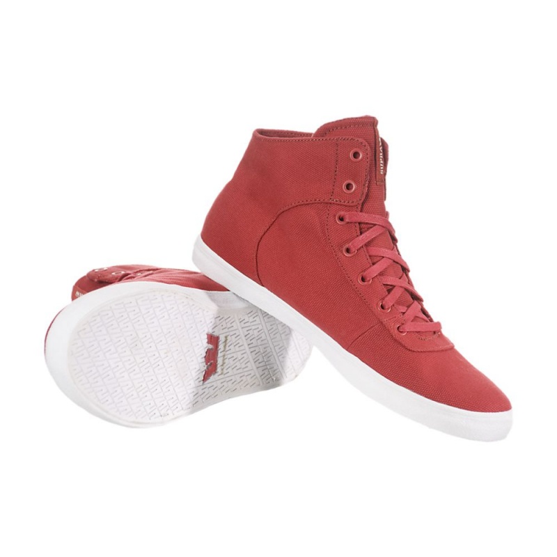 Buty Skate Supra Cuttler Damskie Czerwone | IBAMQ6012