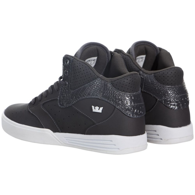 Buty Skate Supra Khan Damskie Szare | PLIWK6751