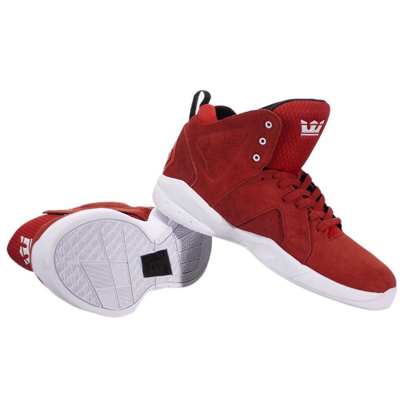 Buty Skate Supra Magazine Damskie Czerwone | KJPOL9805