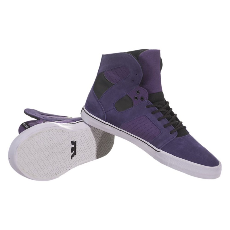 Buty Skate Supra Pilot Damskie Fioletowe | YBTUN5306