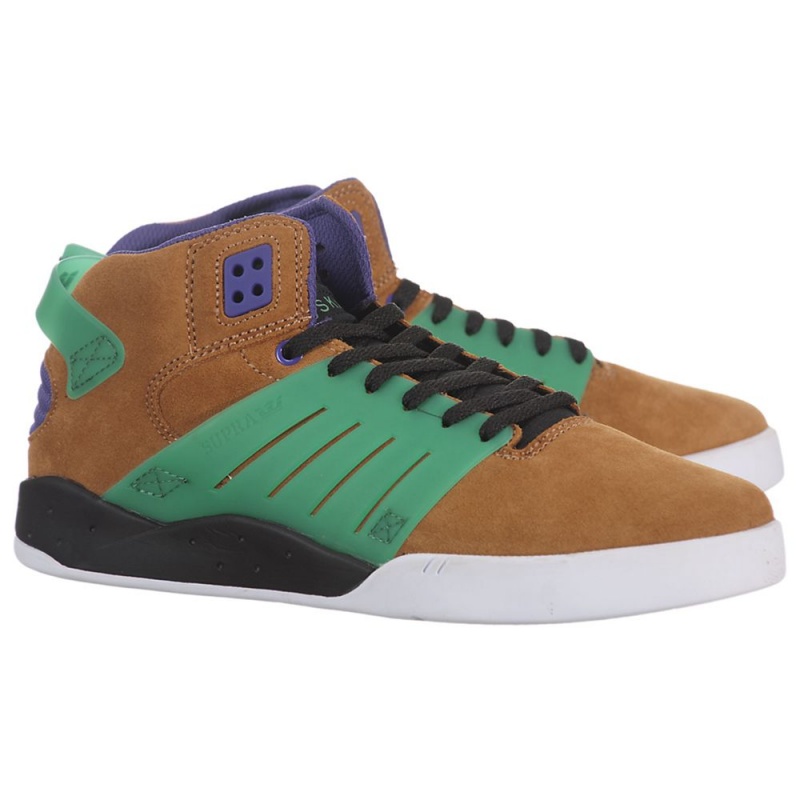 Buty Skate Supra SkyTop III Damskie Brązowe | ASFJG4869