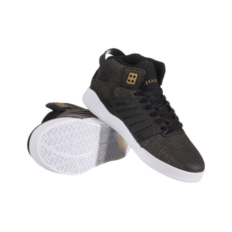 Buty Skate Supra SkyTop III Damskie Czarne | XNFSP2853