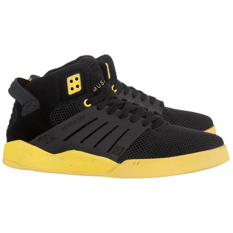 Buty Skate Supra SkyTop III Damskie Czarne | BLNKF5876