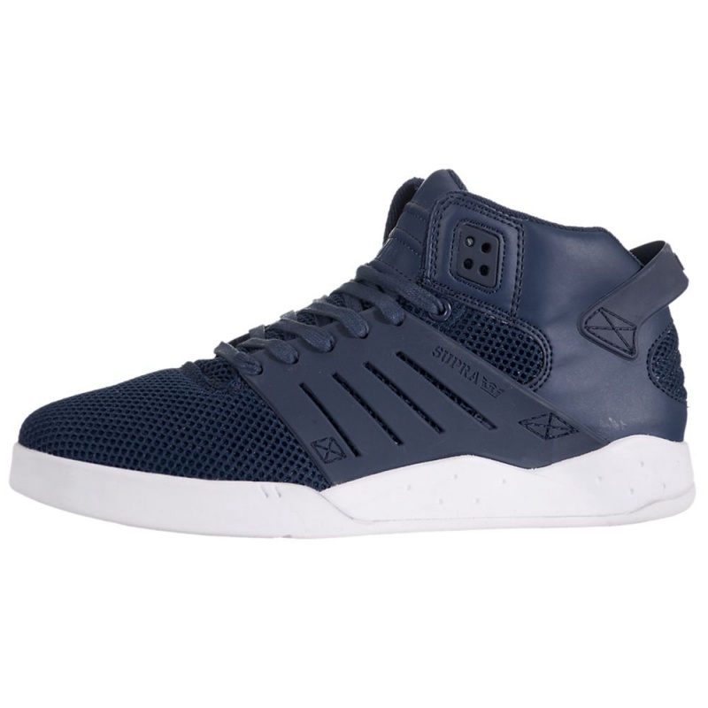 Buty Skate Supra SkyTop III Damskie Granatowe | ANMZV9184