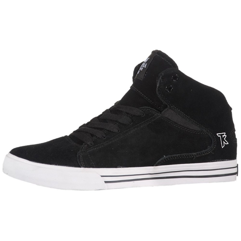 Buty Skate Supra Society Mid Damskie Czarne | RABYT8143