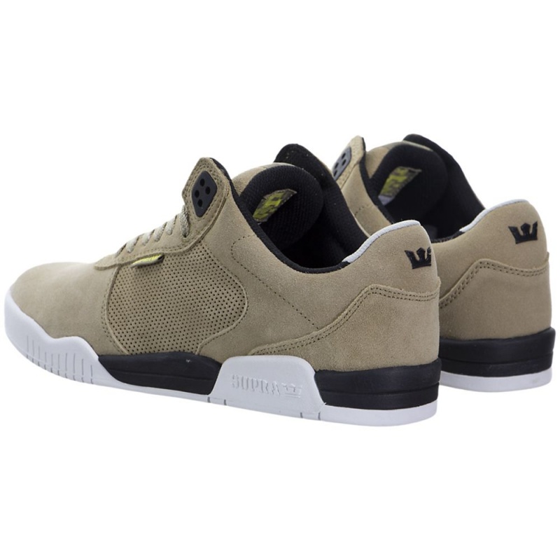 Niskie Supra Ellington Damskie Khaki | AVQCE5920