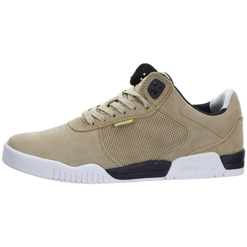 Niskie Supra Ellington Damskie Khaki | AVQCE5920