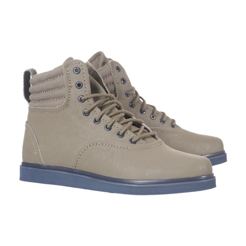 Wysokie Supra Henry Męskie Khaki | PHBIW9540