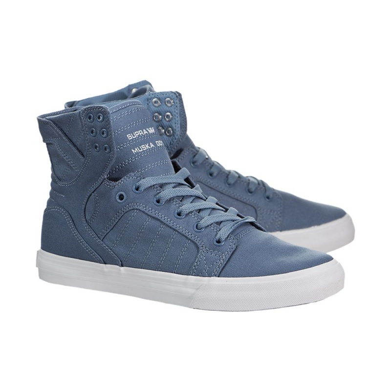 Wysokie Supra SkyTop D Damskie Niebieskie | ETPLX6539