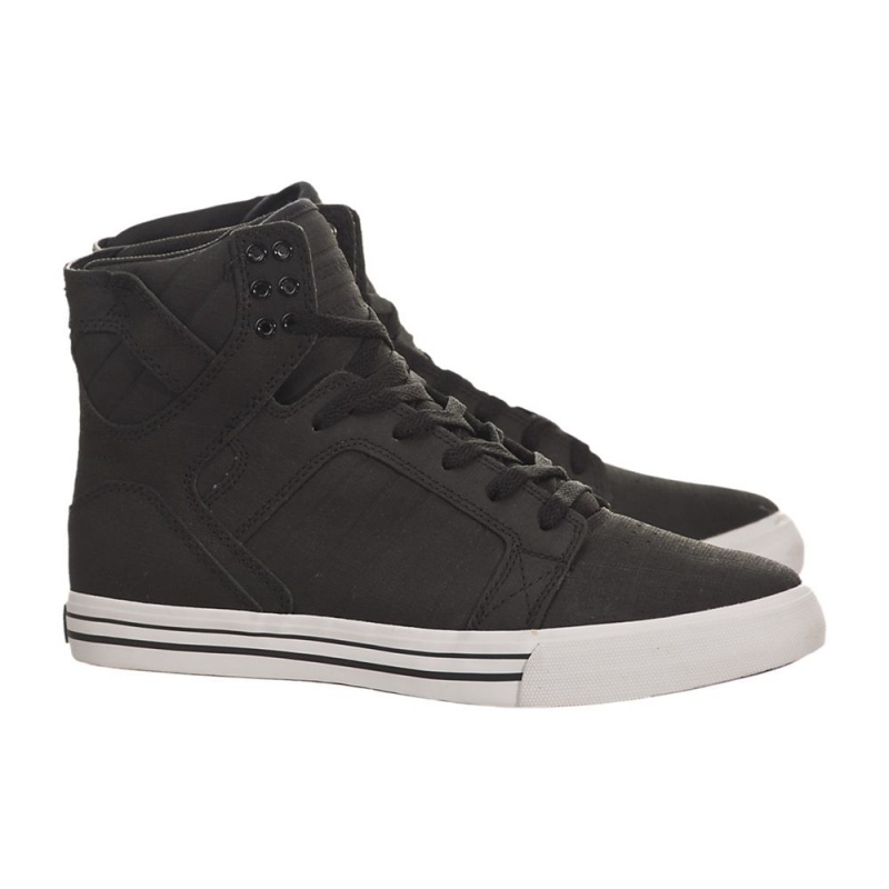 Wysokie Supra SkyTop Damskie Czarne | THZCY6593