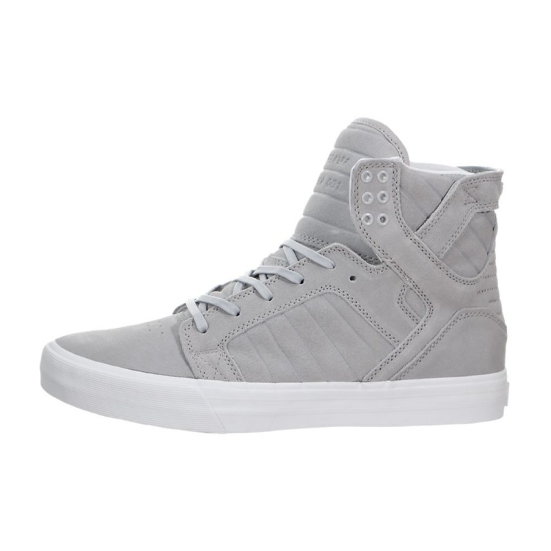 Wysokie Supra SkyTop HF Damskie Szare | IDARN0862