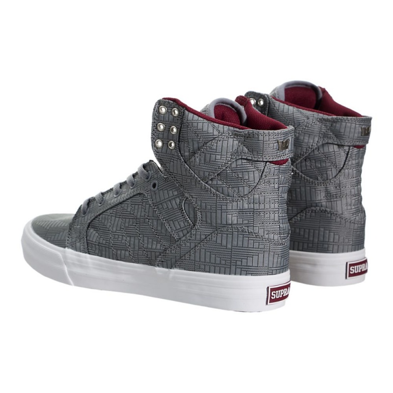 Wysokie Supra SkyTop HF Damskie Szare | VMCAL9236